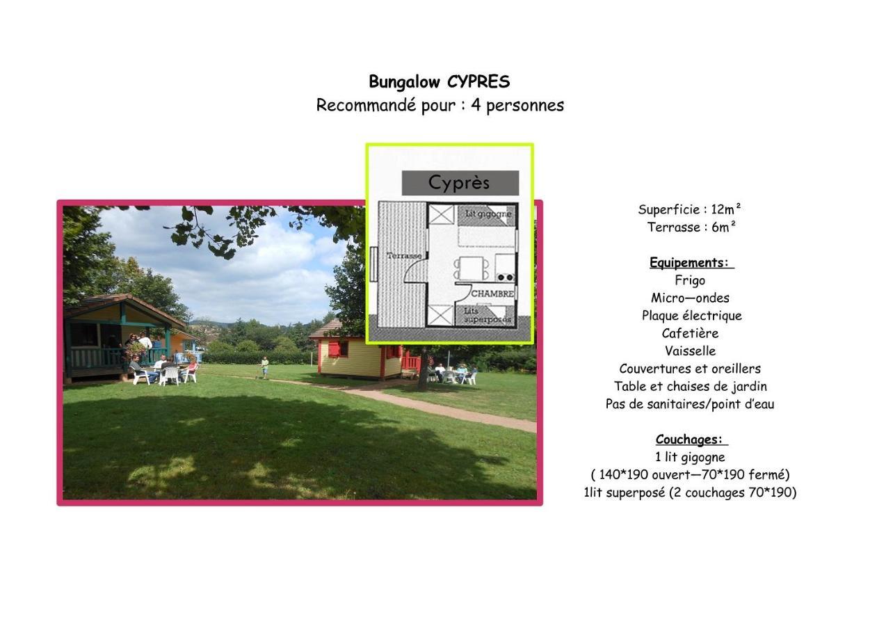 Camping Les Feuilles Chauffailles エクステリア 写真
